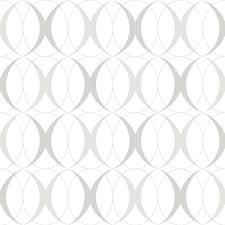 BREWSTER PAPEL ADHESIVO T/GEOMETRICO PLATA/BLCO NU1704