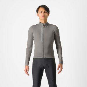 Castelli Maillot Entrata Thermal Gr Gunmetal/Gris plata Talla L